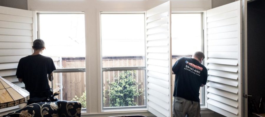 Residential window tinting services in DFW