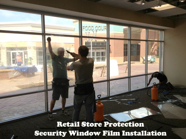 Retail Store Protection Film Dallas