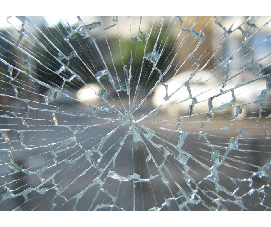 A shattered Glass