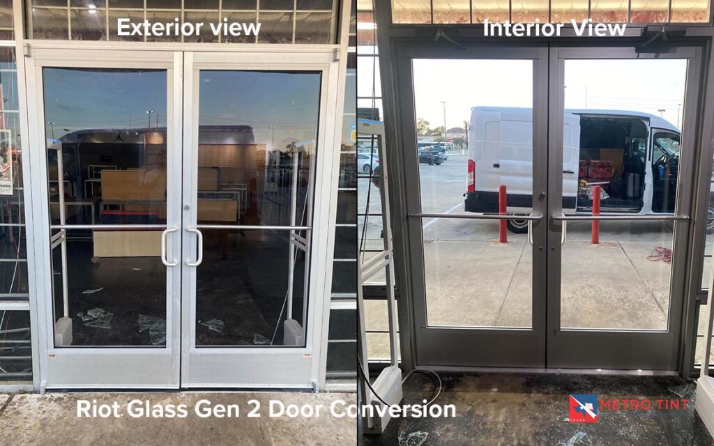 Entry Point Hardening with Riot Glass gen 2 door conversion